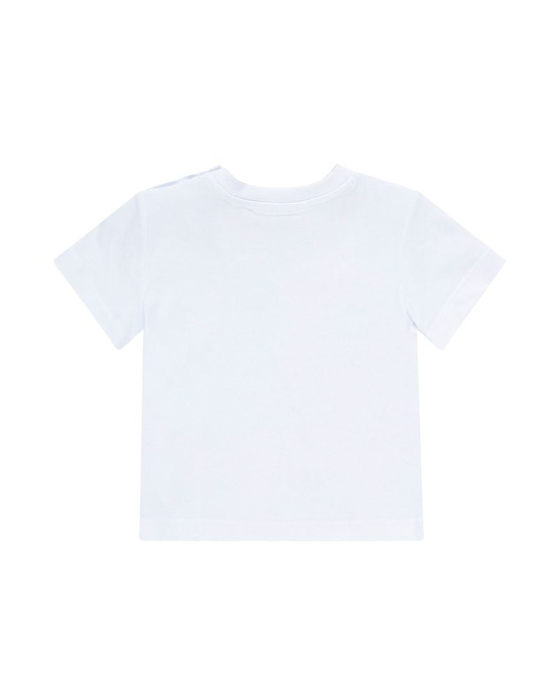 Iceberg Kids T-Shirt Bianco con Logo per Neonati