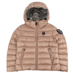 Giubbino Blauer Kids Giubbino Rosa con Cappuccio Regolabile Charme junior per Bambine