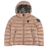 Giubbino Blauer Kids Giubbino Rosa con Cappuccio Regolabile Charme junior per Bambine