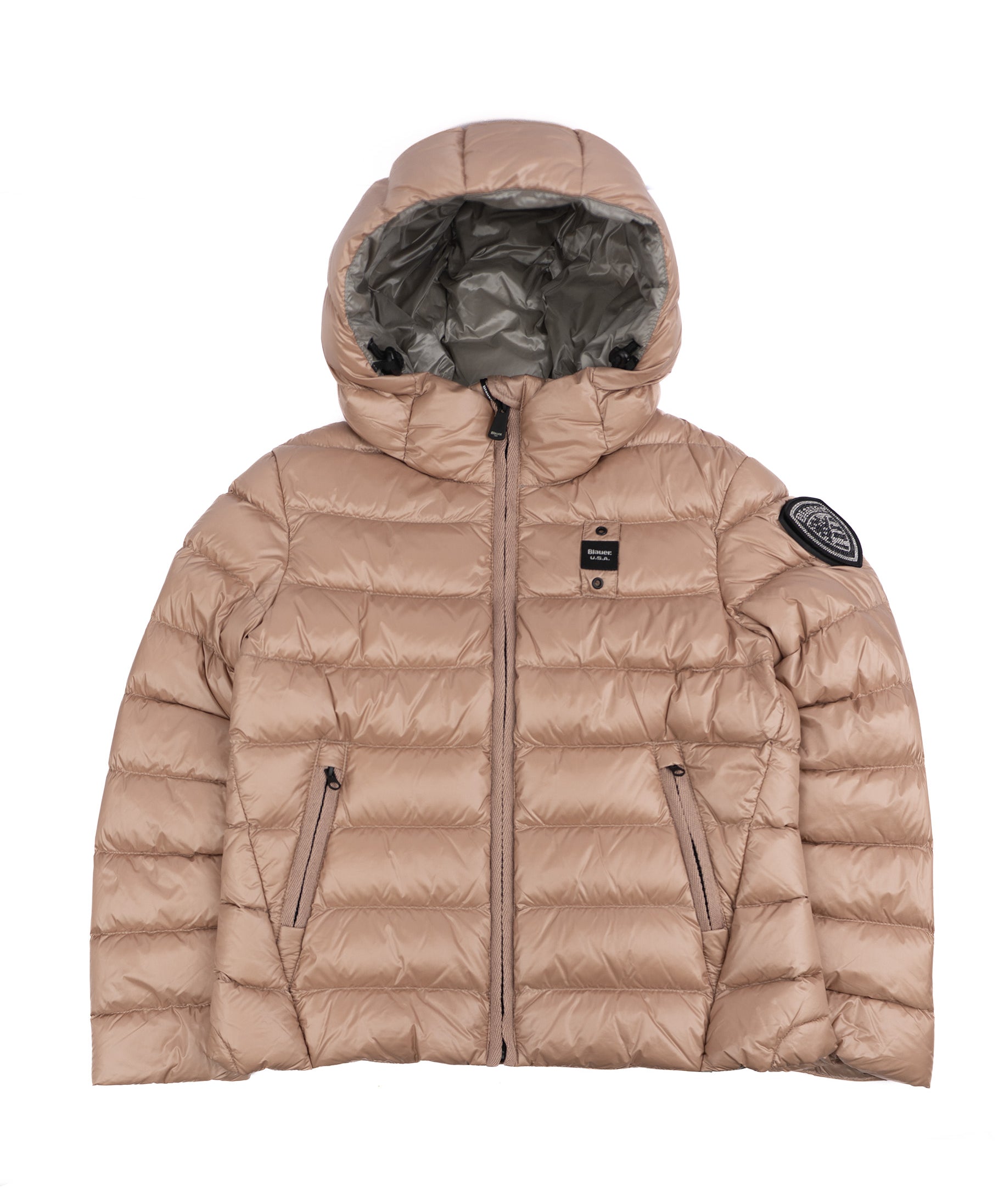 Giubbino Blauer Kids Giubbino Rosa con Cappuccio Regolabile Charme junior per Bambine