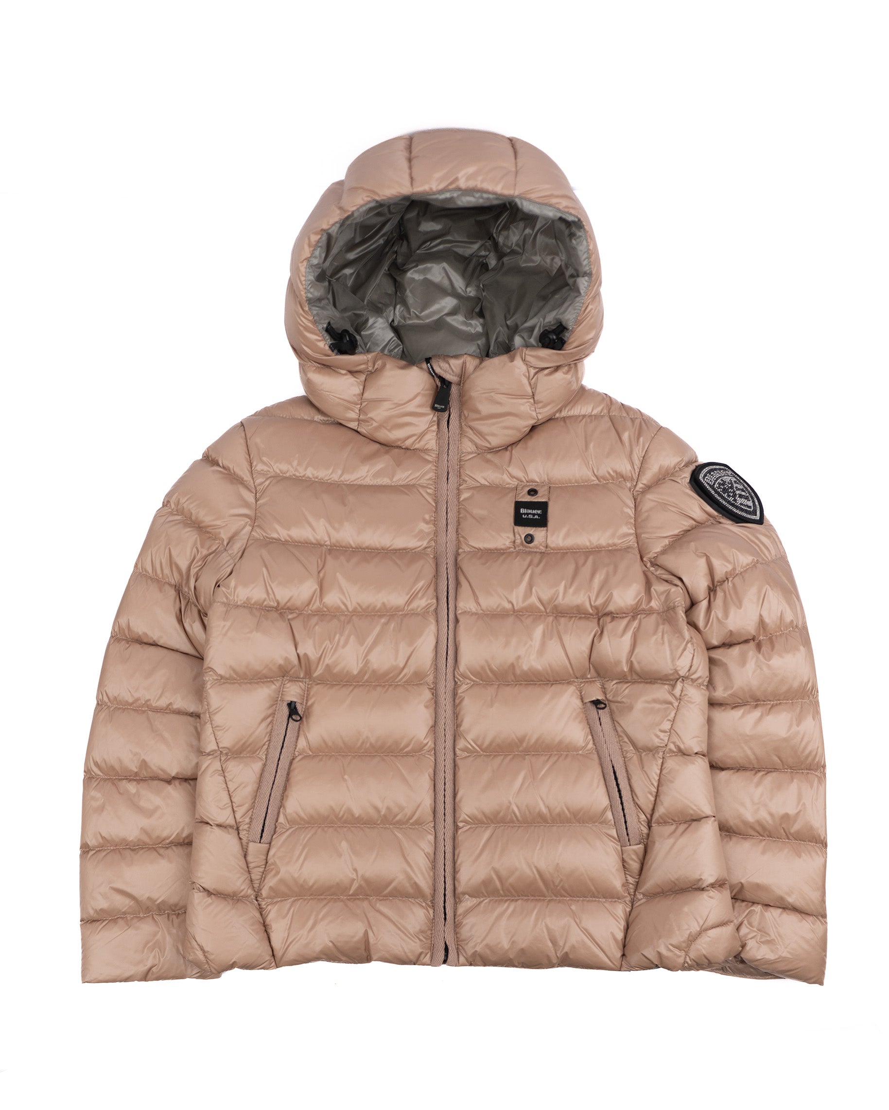 Giubbino Blauer Kids Giubbino Rosa con Cappuccio Regolabile Charme junior per Bambine