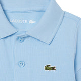 Lacoste Kids Body Azzurro con Ricamo Logo per Neonati
