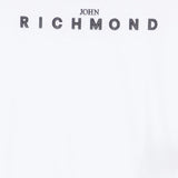John Richmond Kids T-Shirt Bianco con Stampa Logo per Bambini