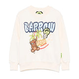 Barrow Kids Felpa Bianco con Stampa per Bambini