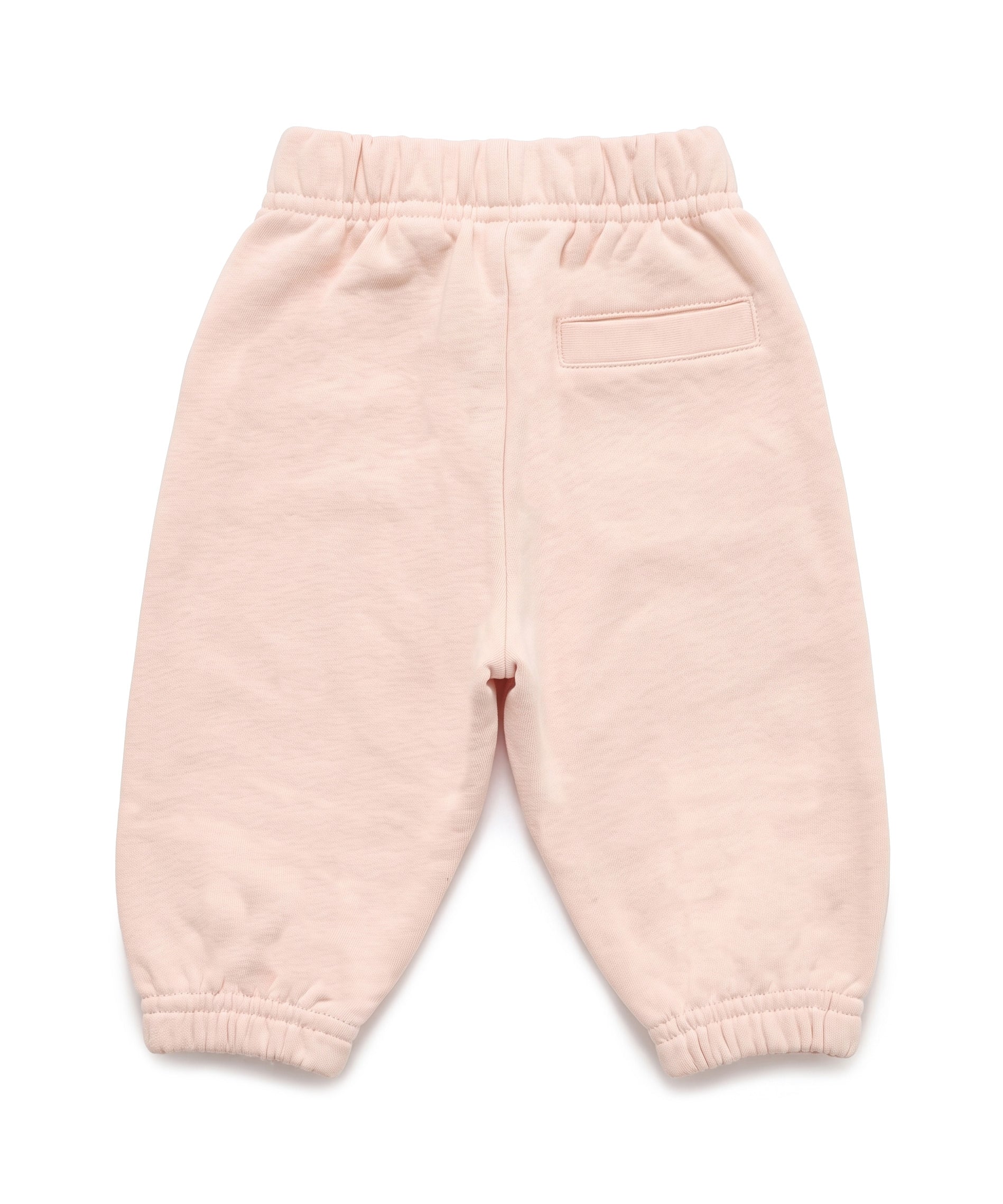 Palm Angels Kids Pantalone Rosa con Logo Panna per Neonate