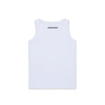 Dsquared2 Kids Canotta Bianca a Costine per Bambini