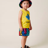 Dsquared2 Kids Multicolor All-Over Logo Swimsuit for Babies