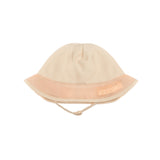 Elisabetta Franchi La Mia Bambina Cappello Rosa con Ricamo Logo Modello Pescatore per Neonate