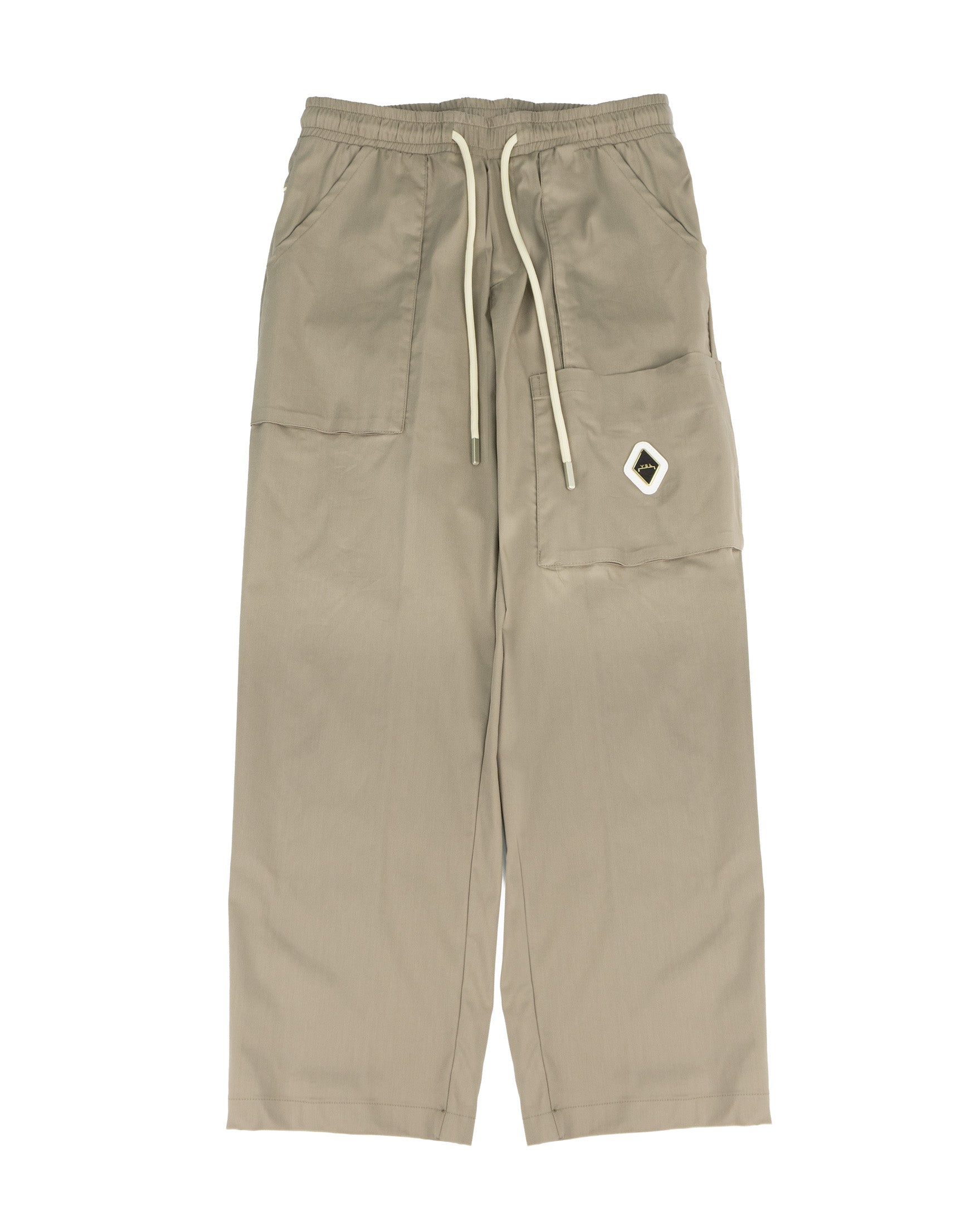 Yes London Kids Pantalone Cargo Fango con Logo per Bambini