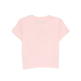 Moschino Kids T-Shirt Rosa con Logo Teddy Bear per Neonate
