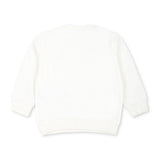 Moschino Kids Felpa Panna con Logo Teddy Bear per Neonati (retro)