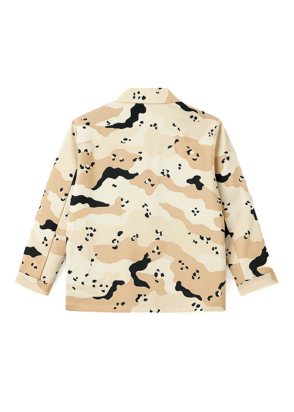 Mood One Beige Patterned Kimono Jacket for Kids