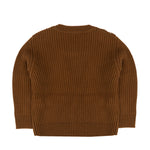 Alessandrini Kids Maglia con Aperture a Bottoni Frontali Cammello Unisex per Neonati