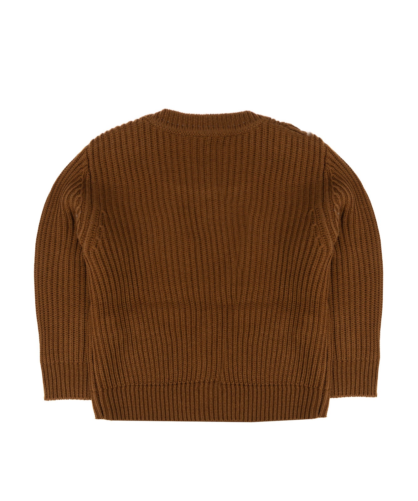 Alessandrini Kids Maglia con Aperture a Bottoni Frontali Cammello Unisex per Neonati