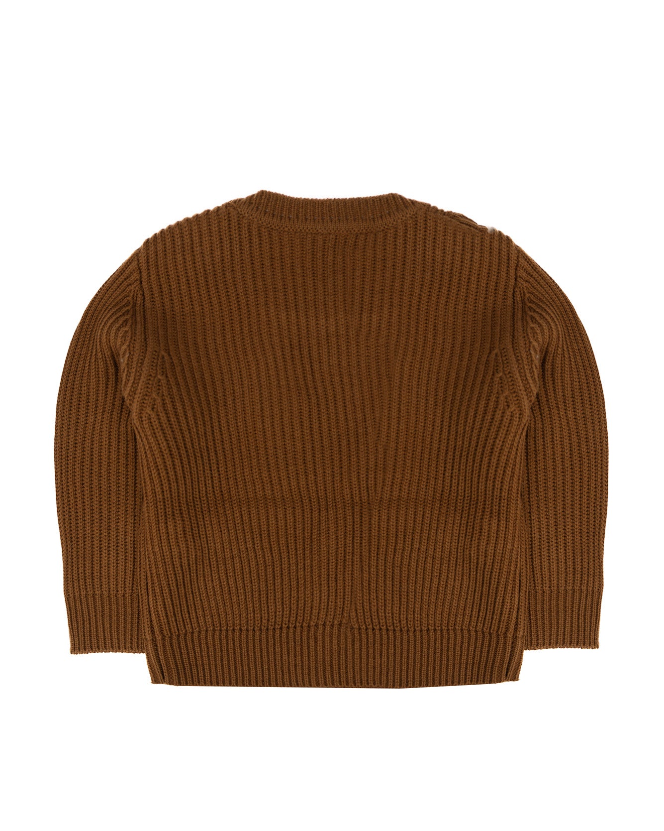 Alessandrini Kids Maglia con Aperture a Bottoni Frontali Cammello Unisex per Neonati