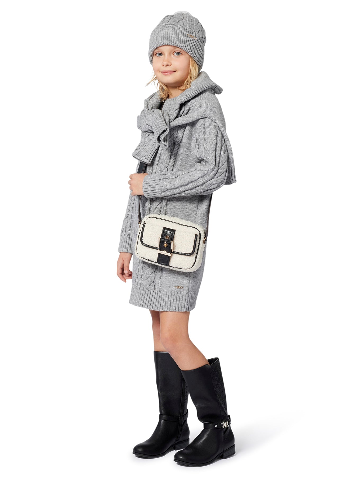 Michael Kors Kids Borsetta Crema con Tracolla per Bambine