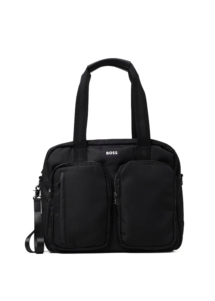 Boss Kids Borsa Mamma Nera con Logo