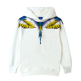 Marcelo Burlon County Of Milan Kids Felpa con Cappuccio Bianca per Bambini