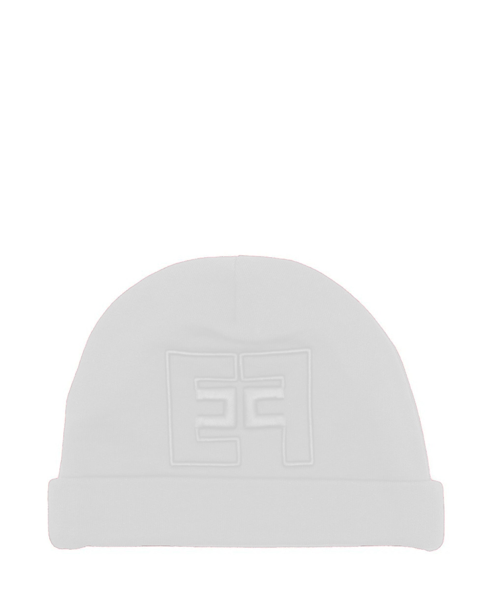 Elisabetta Franchi La Mia Bambina Cappello Avorio con Ricamo EF per Neonate