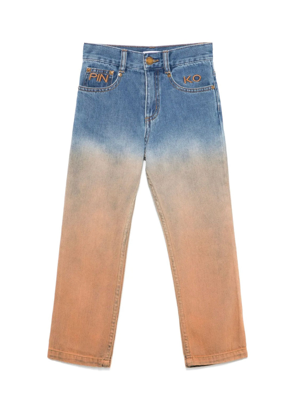 Pinko Kids Jeans Sfumato Terra/Denim per Bambine