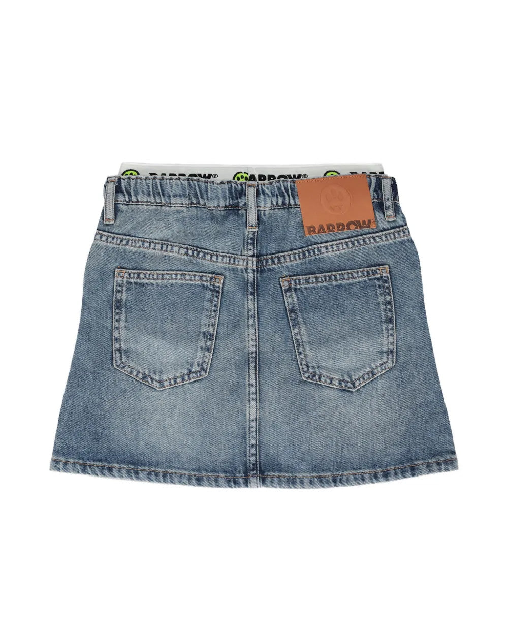 Barrow Kids Gonna Denim con Logo per Bambine