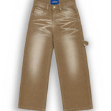 ART SUPER MONEY Kids Jeans Carpenter Beige per Bambini