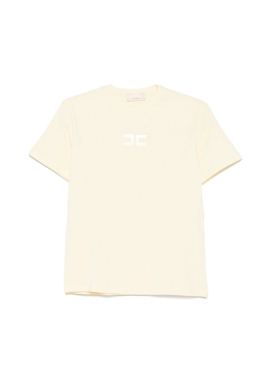 Elisabetta Franchi La Mia Bambina T-shirt Limone con Logo per Bambine