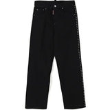 Dsquared2 Kids Jeans Nero con Borchie per Bambini