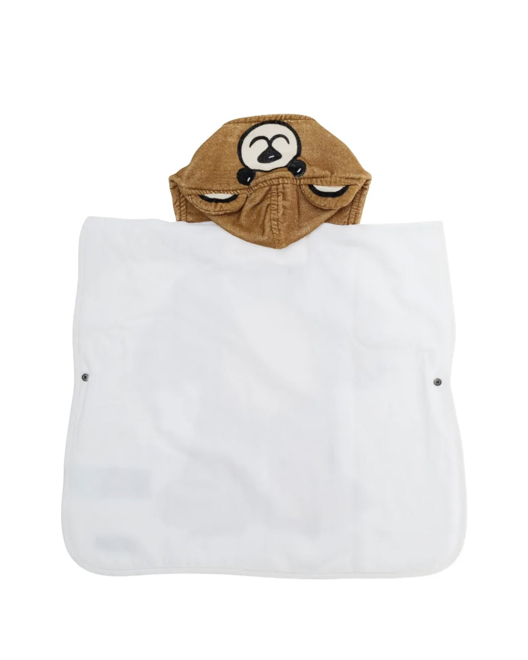 Moschino Kids Poncho Towel con Teddy Bear per Neonati