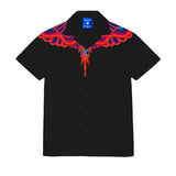 Marcelo Burlon County of Milan Kids Camicia Nero con Stampa per Bambino