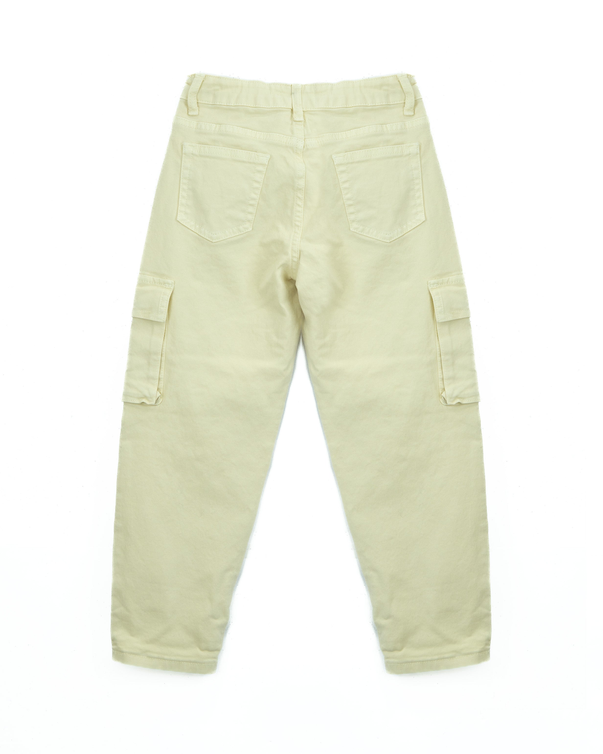 Vicolo Kids Pantalone Burro con Tasche Cargo per Bambine
