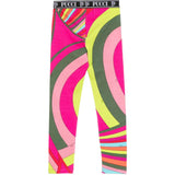 Emilio Pucci Kids Leggings Fantasia Multicolor per Bambine