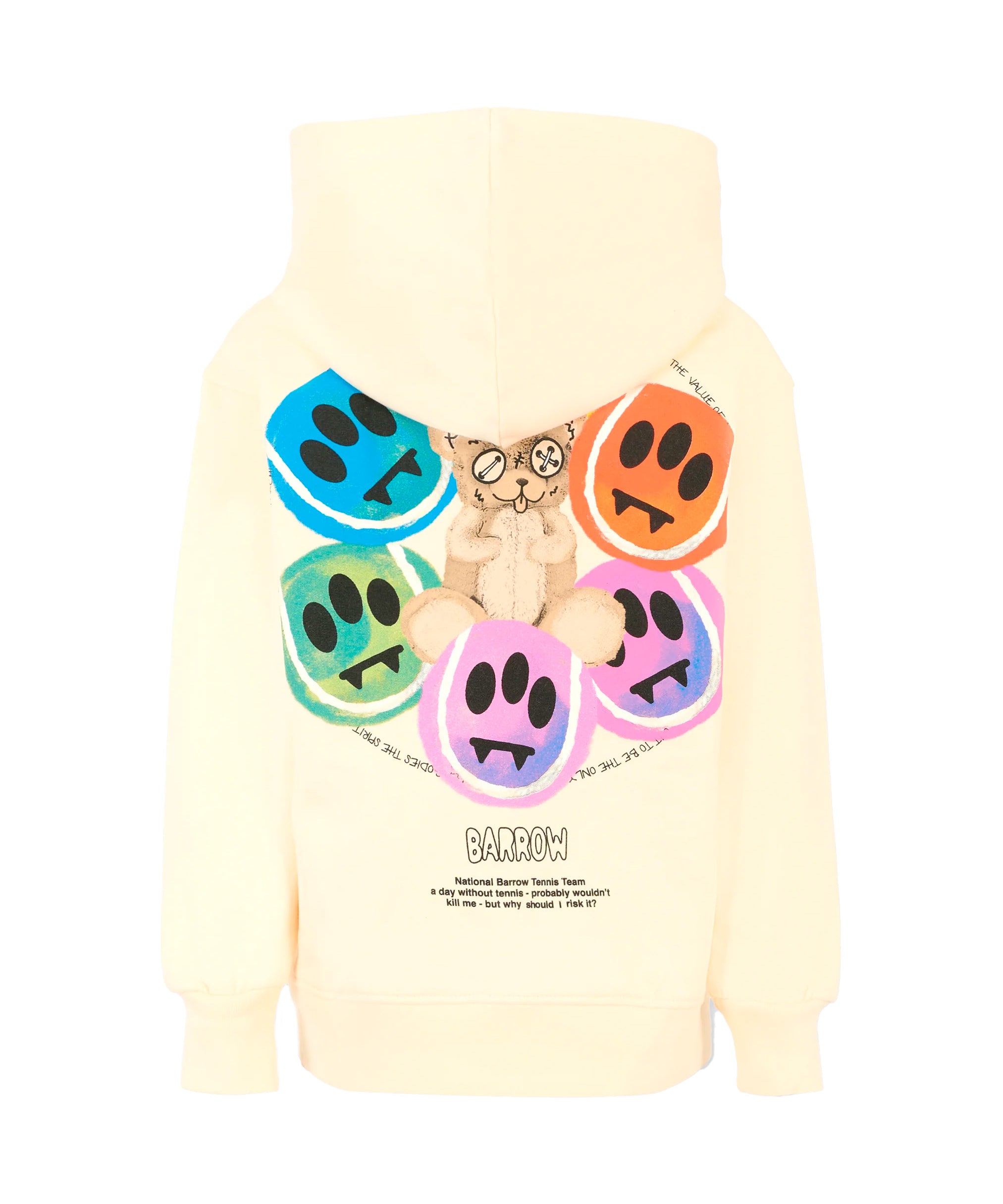 Barrow Kids Felpa con Cappuccio Stampa Retro Multicolor per Bambini