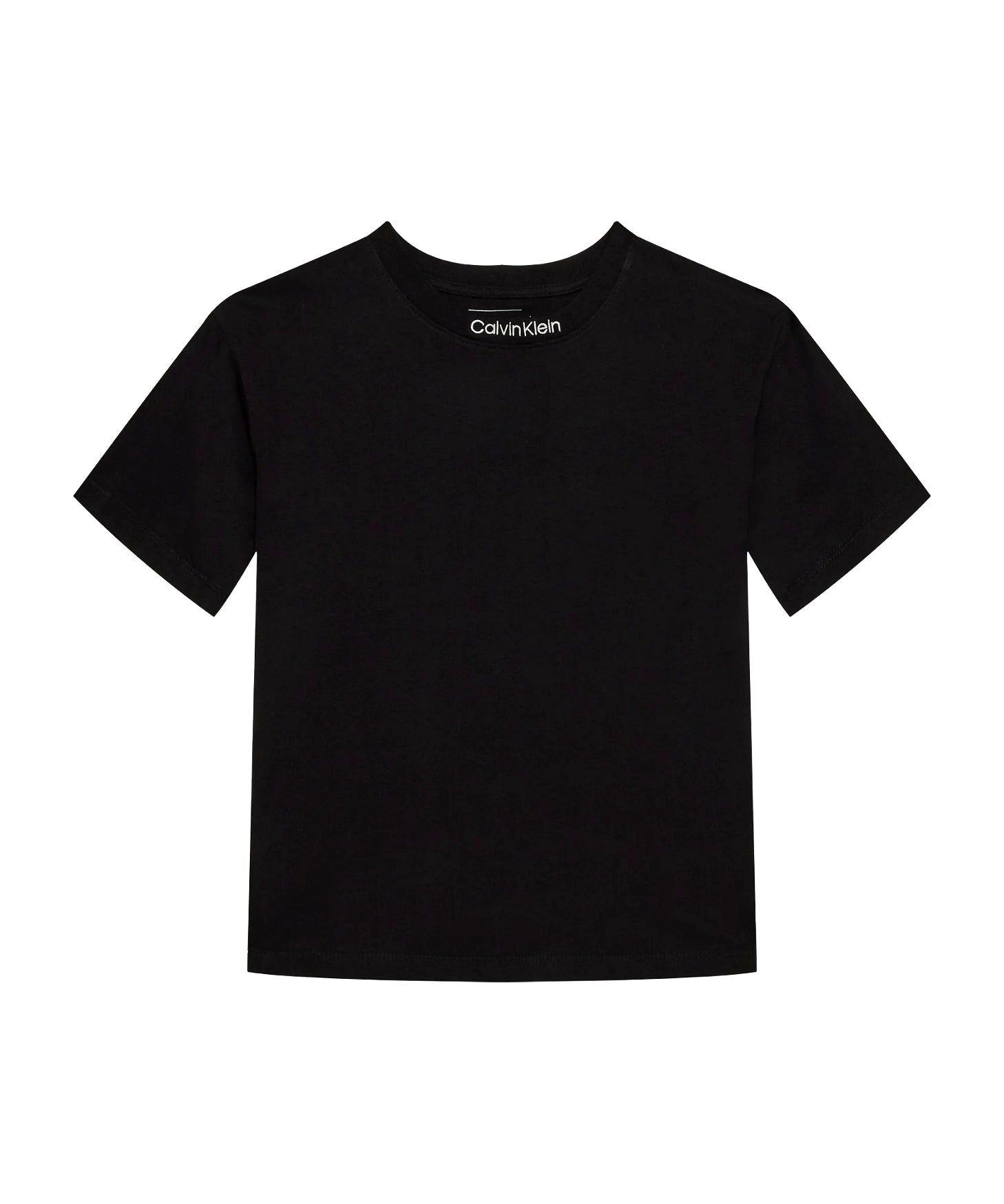 Calvin Klein Kids T-shirt Nera con Logo per Bambini