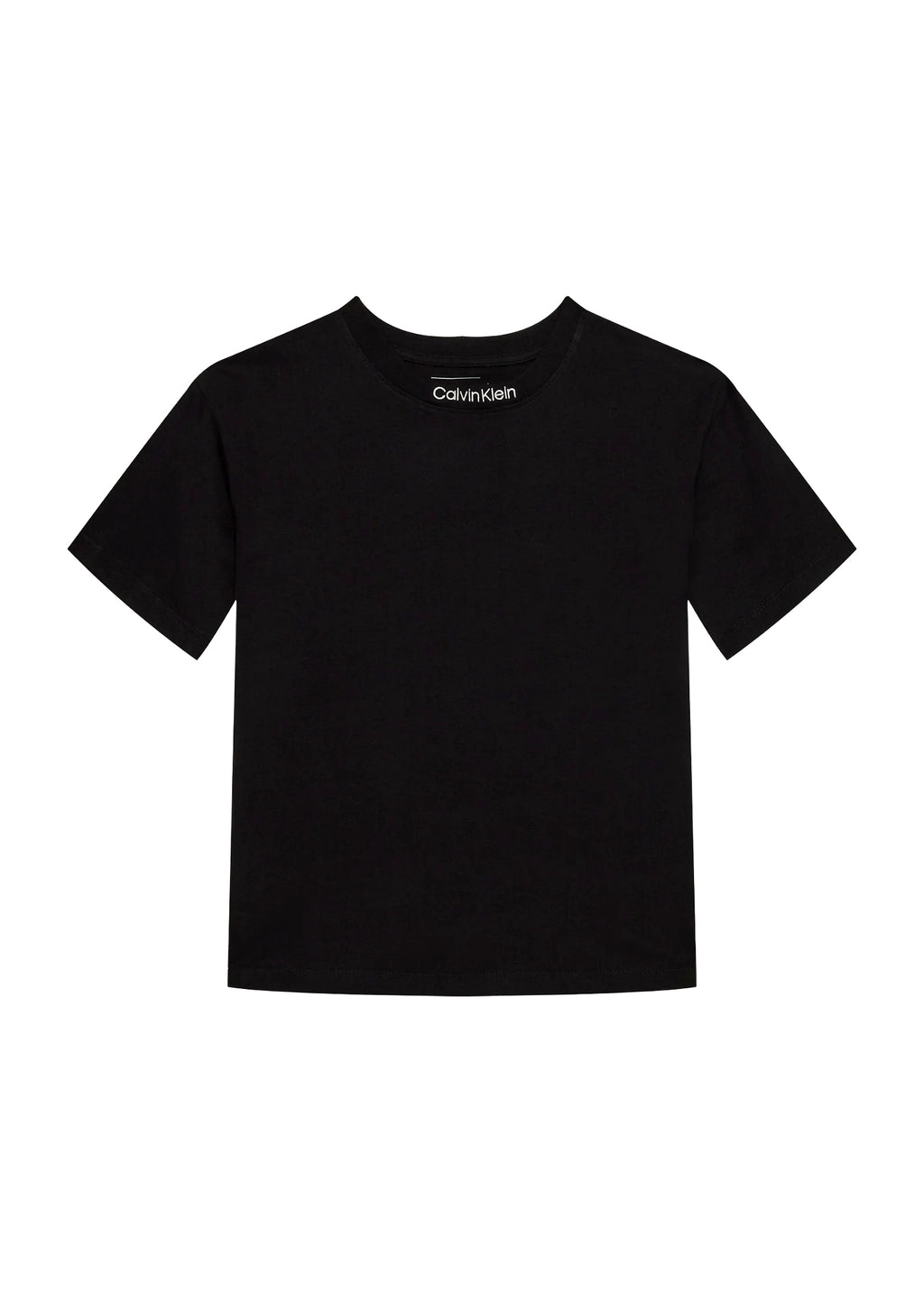 Calvin Klein Kids T-shirt Nera con Logo per Bambini