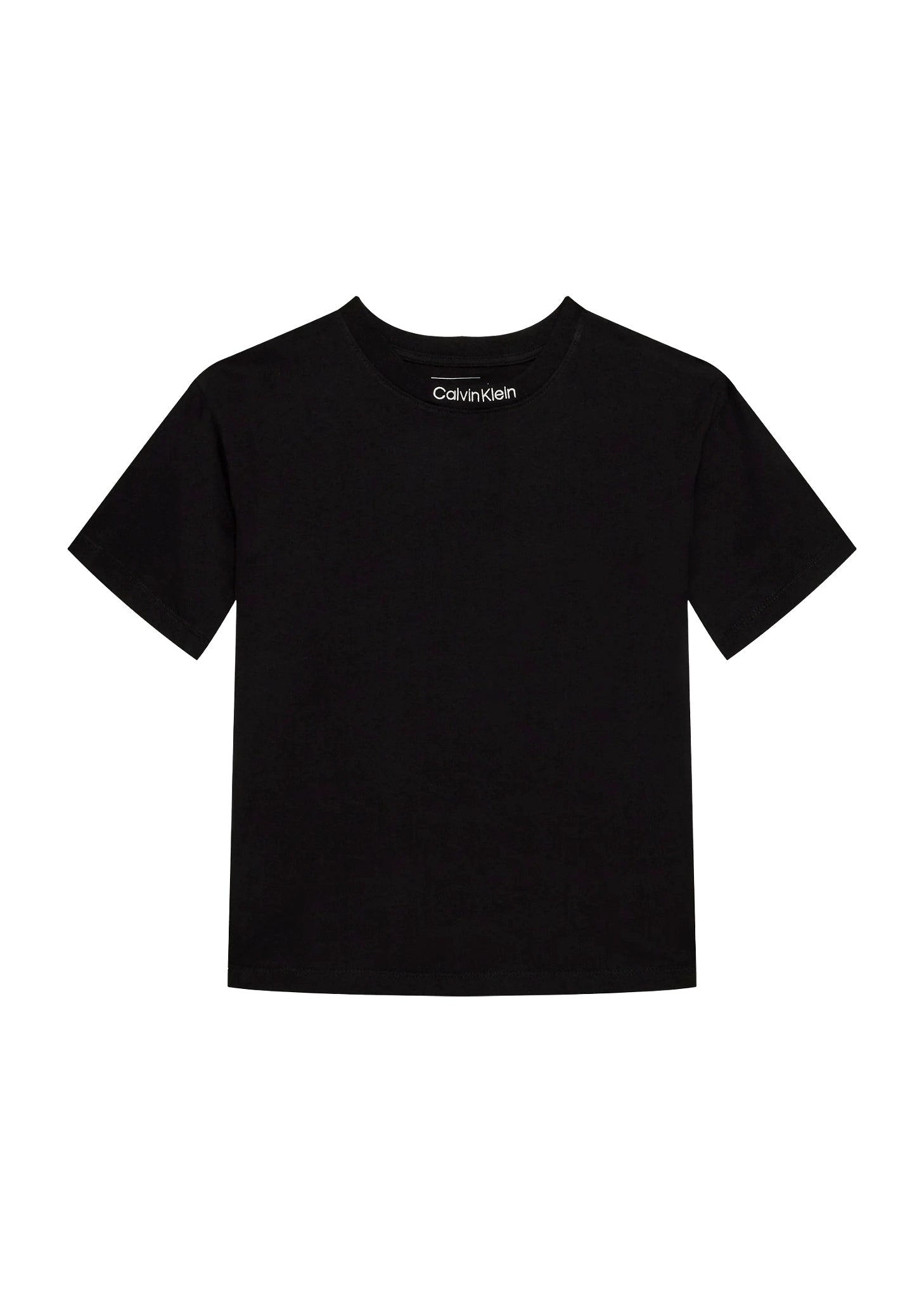 Calvin Klein Kids T-shirt Nera con Logo per Bambini