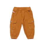 Diesel Kids Pantaloni Beige con Tasconi per Neonati