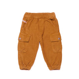 Diesel Kids Pantaloni Beige con Tasconi per Neonati