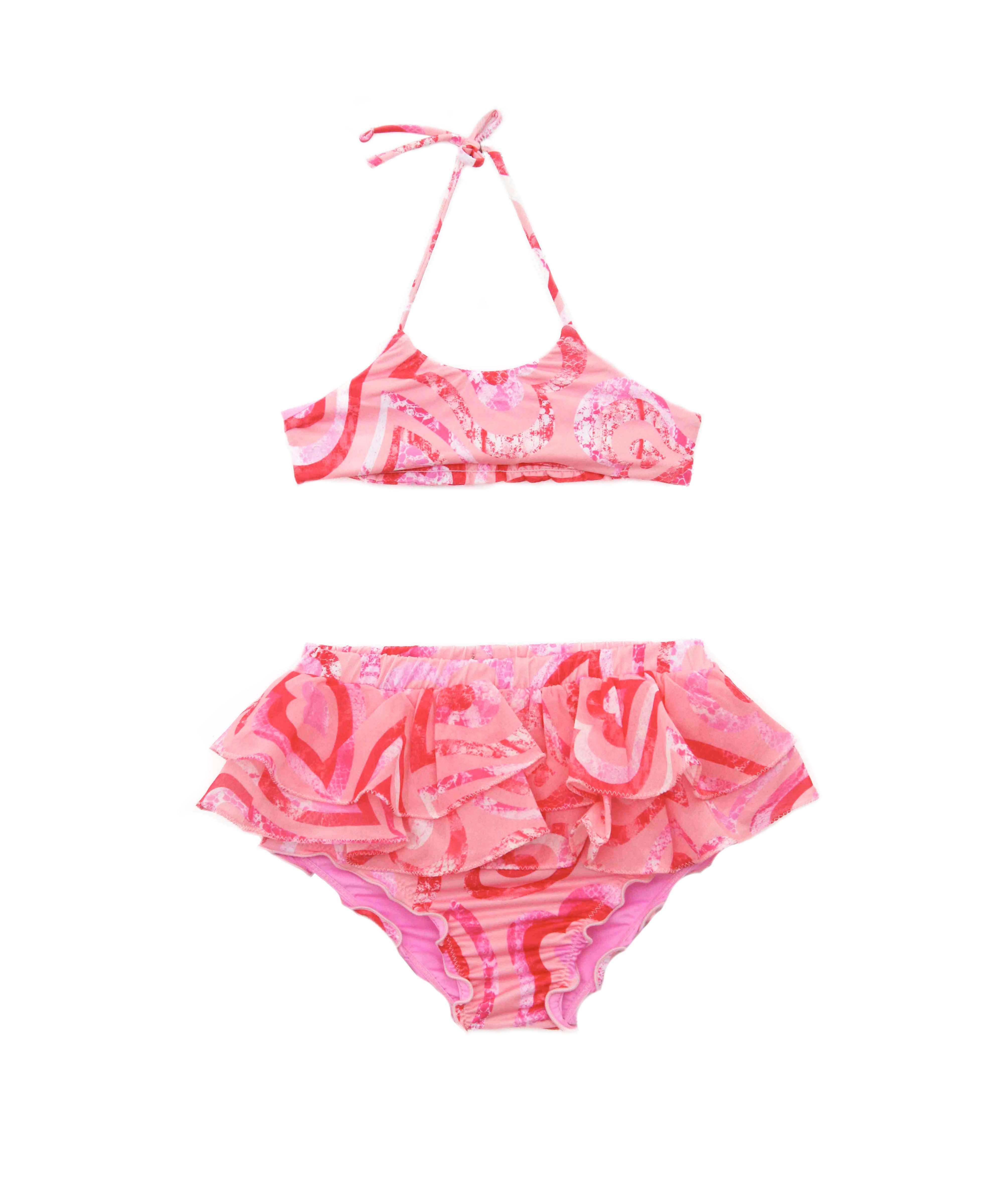 EffeK Costume Bikini Rosa/Fucsia per Neonate