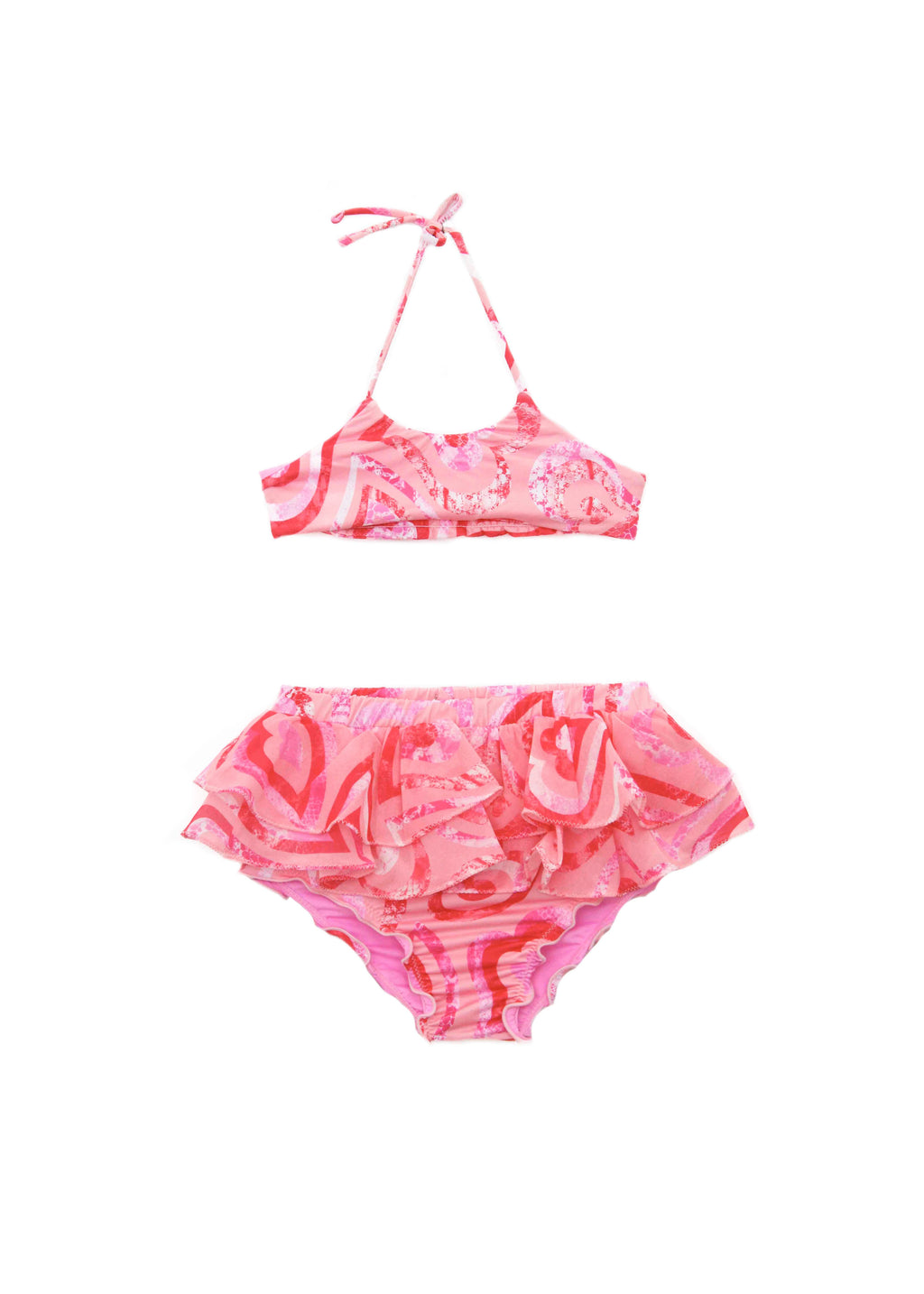 EffeK Costume Bikini Rosa/Fucsia per Neonate
