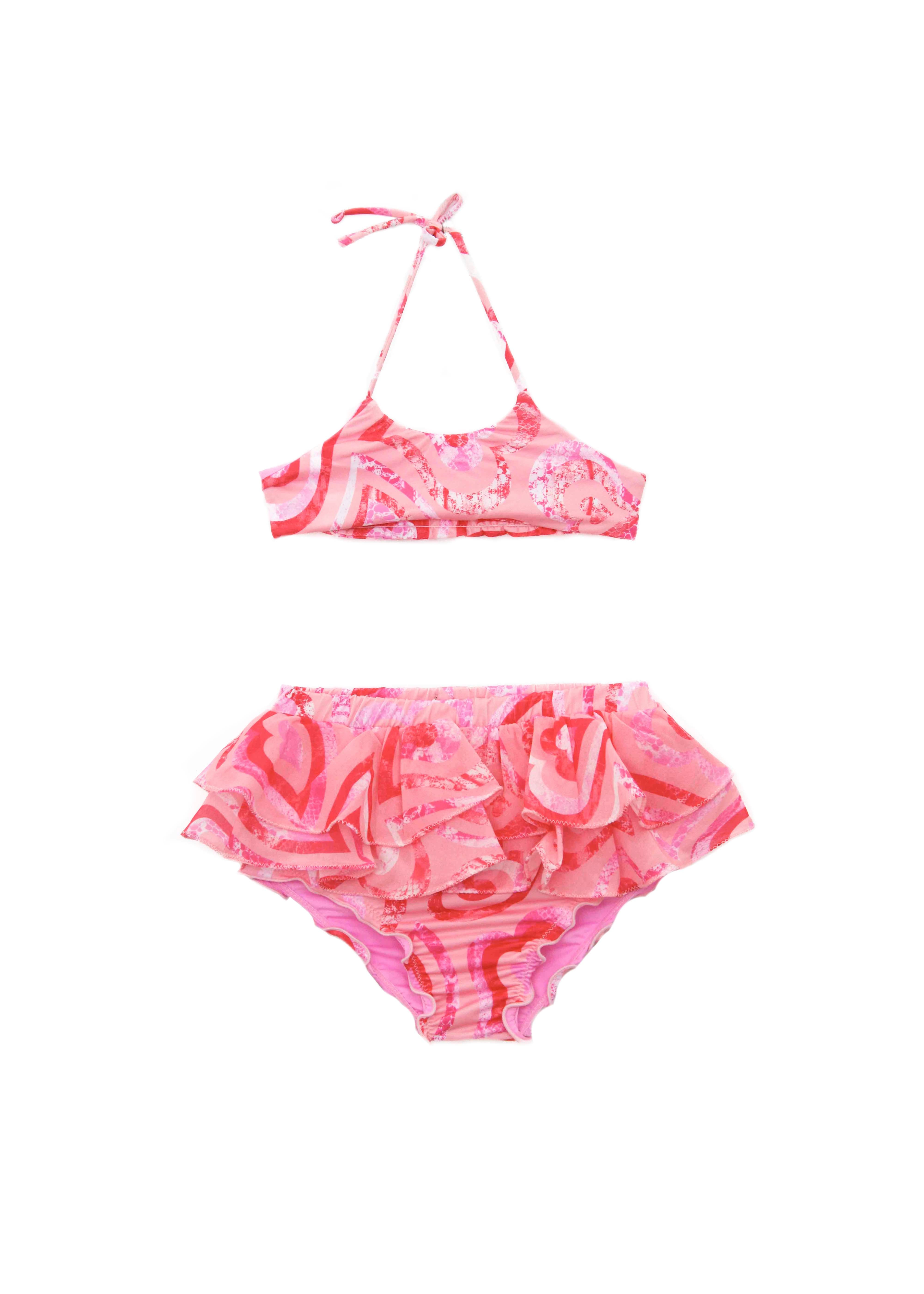 EffeK Costume Bikini Rosa/Fucsia per Neonate