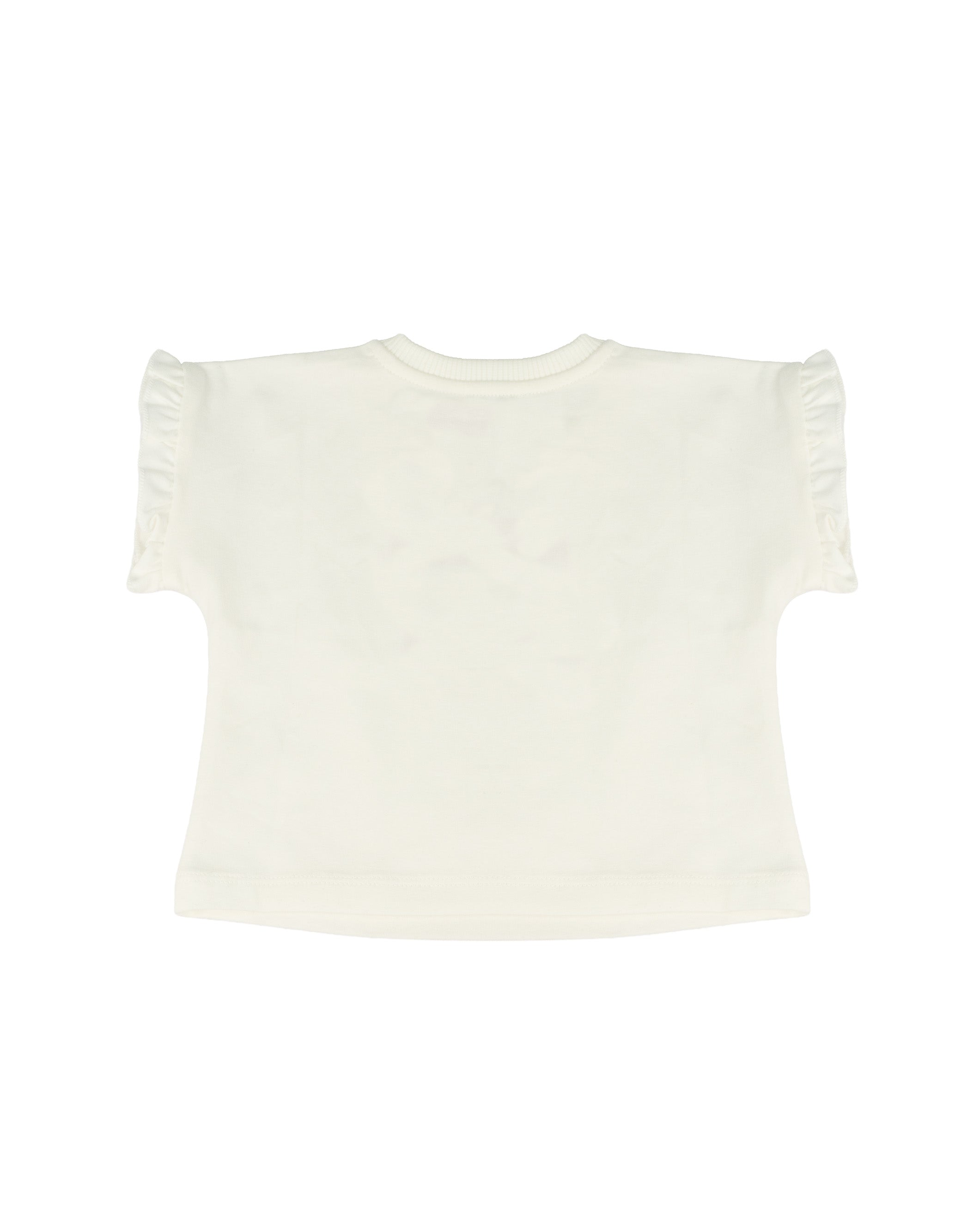 Moschino Kids T-Shirt con Teddy Bear Bianco per Neonate