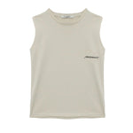 Hinnominate Kids T-Shirt Beige con Logo per Bambini (fronte)