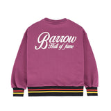Barrow Kids Felpa Amaranto Girocollo per Bambine