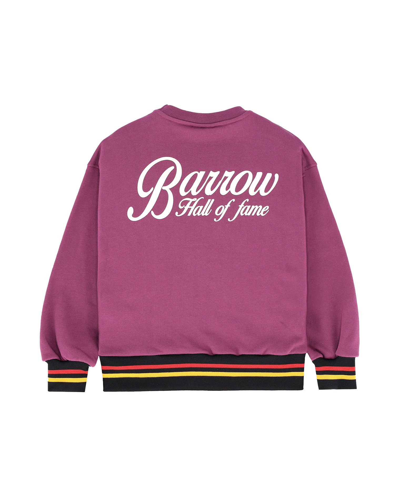 Barrow Kids Felpa Amaranto Girocollo per Bambine