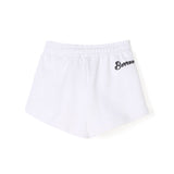 Barrow Kids Shorts Bianchi con Smiles per Bambine