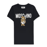 Moschino Kids Black T-shirt with Teddy Print