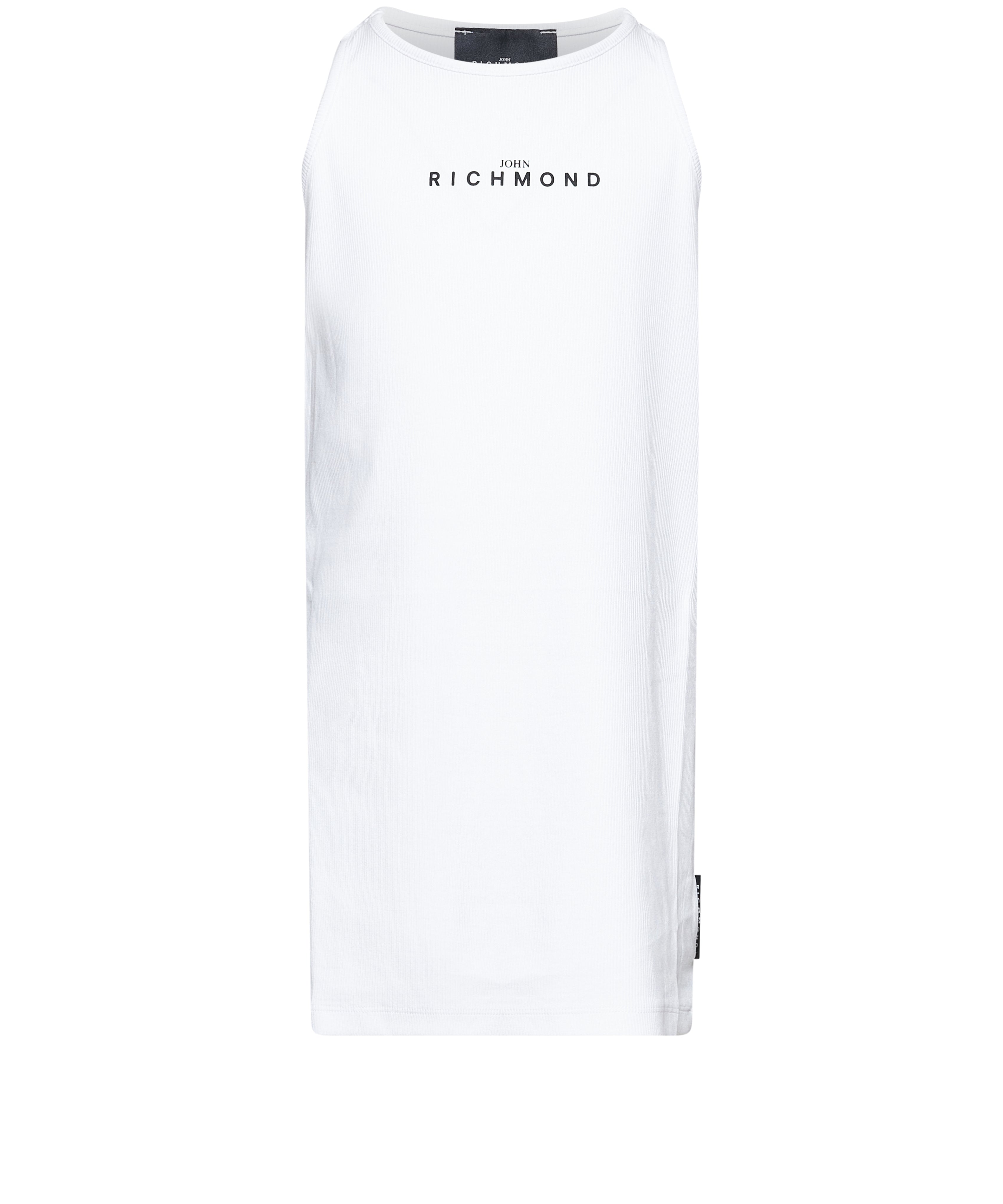 John Richmond Kids Abito Bianco con Logo per Bambine