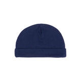 Moschino Kids Cappellino Blu in Cotone con Stampa Teddy Bear e Logo Unisex per Neonati