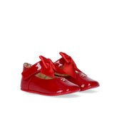 Elisabetta Franchi Ballerina Rossa con Fiocco per Neonate